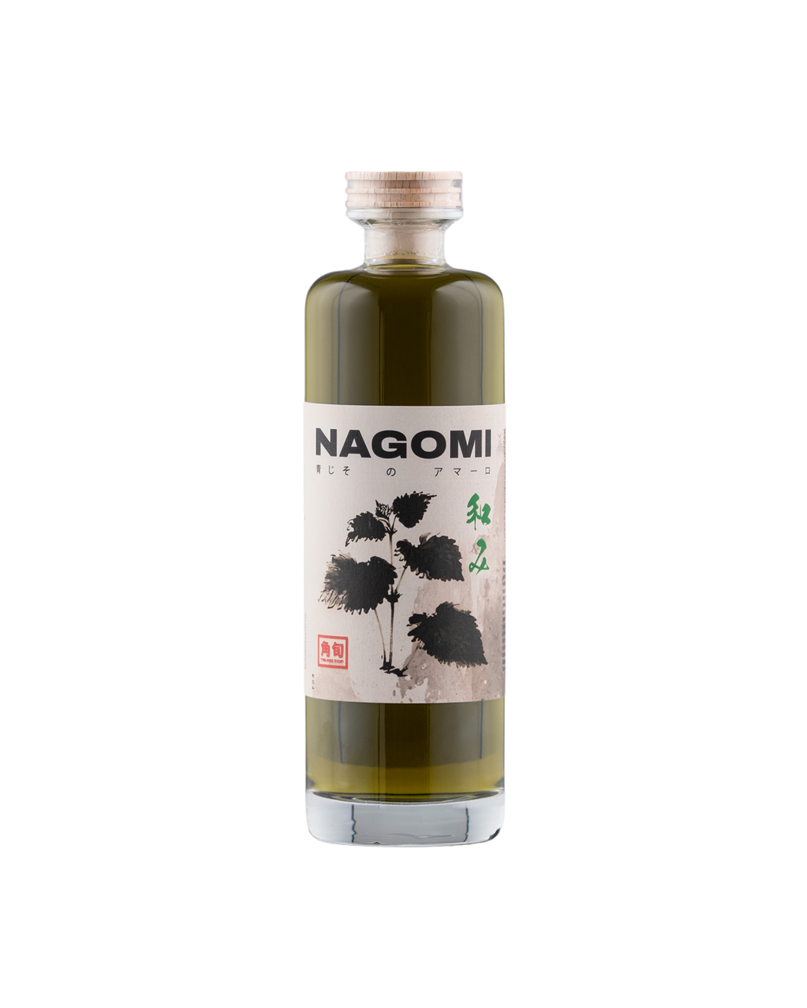NAGOMI amaro di shiso TSUNO POP, bottiglia verde 50cl produzione artigianale